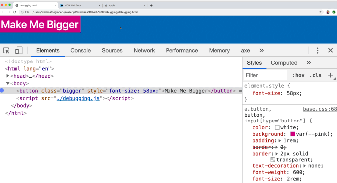 by setting the breakpoint on attribute modification we can make use of source tab to find where attribute is being modified from