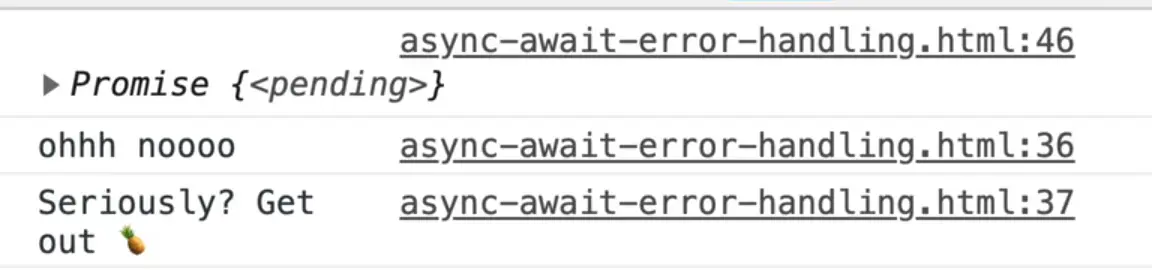 function marked as async returns a promise