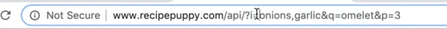 url showing parameters in a url
