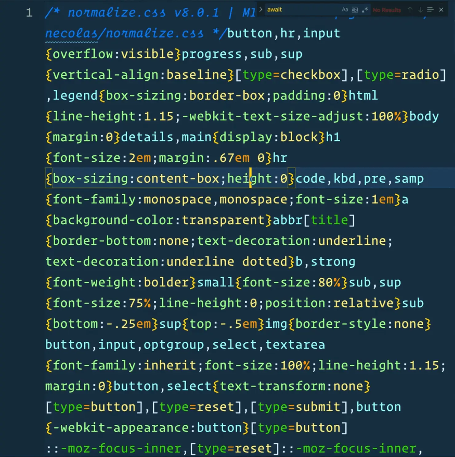 parcel also compile all the css for us