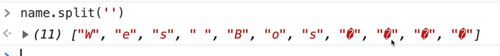 splitting the name with split function