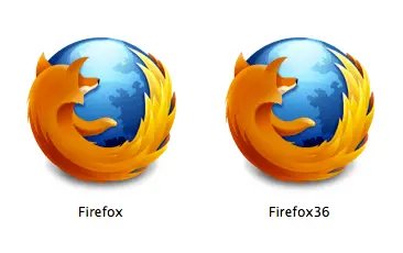 Run two versions of Firefox on Mac OSX