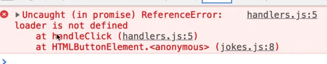 uncaught reference error - loader is not defined