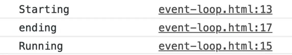 starting, ending and running log in console