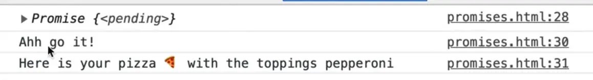 on refreshing the page, promise and its data is resolved