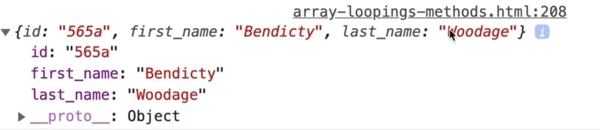 finding a student from array of students having id 565a