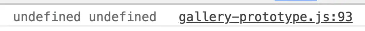 Gallery() function not returning anything