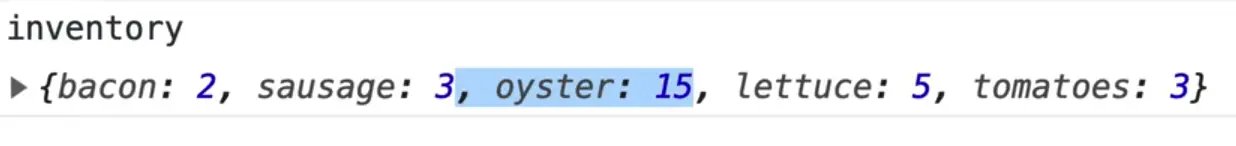 browser console output shows similarly defined attributes is dependent on spread order