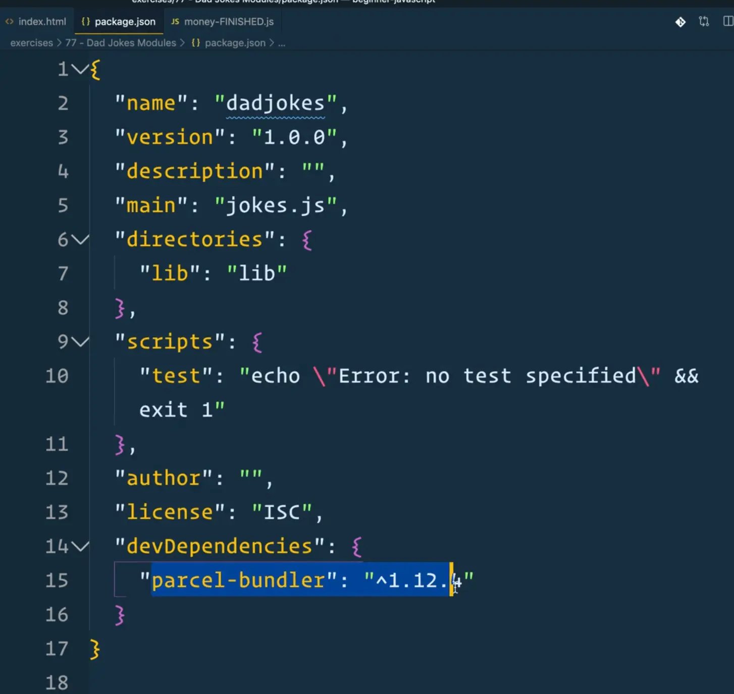 add parcel-bundler in devDependencies