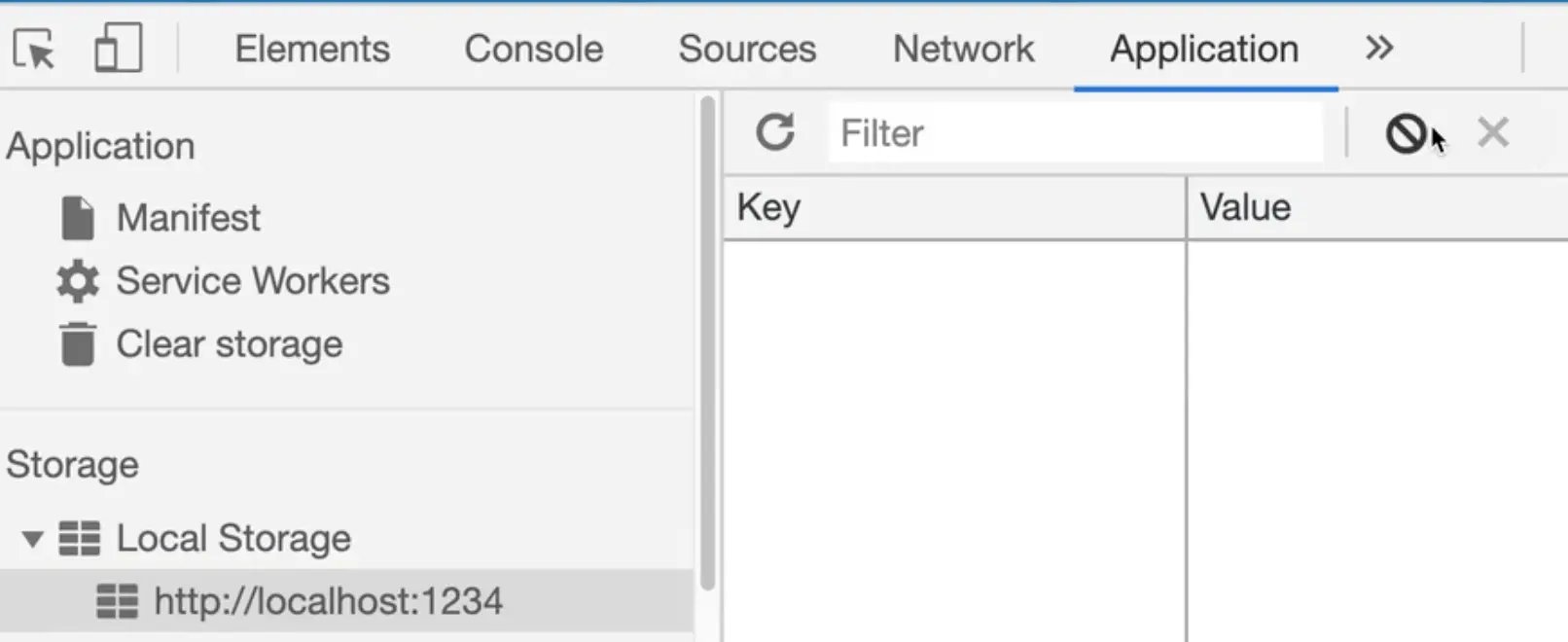 clearning the localStorage if something wrong happens
