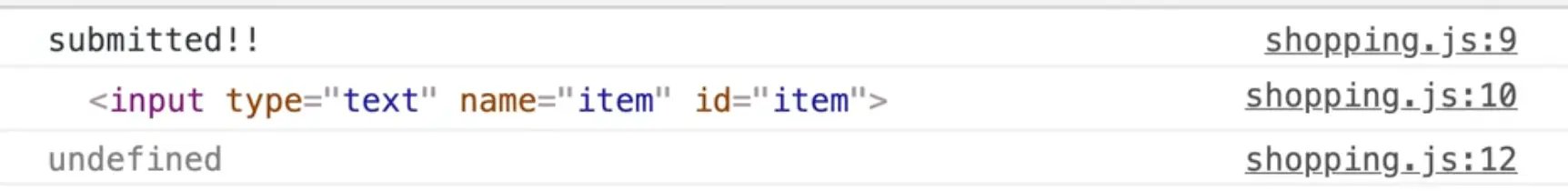modify the log of e.currentTarget to e.currentTarget.item