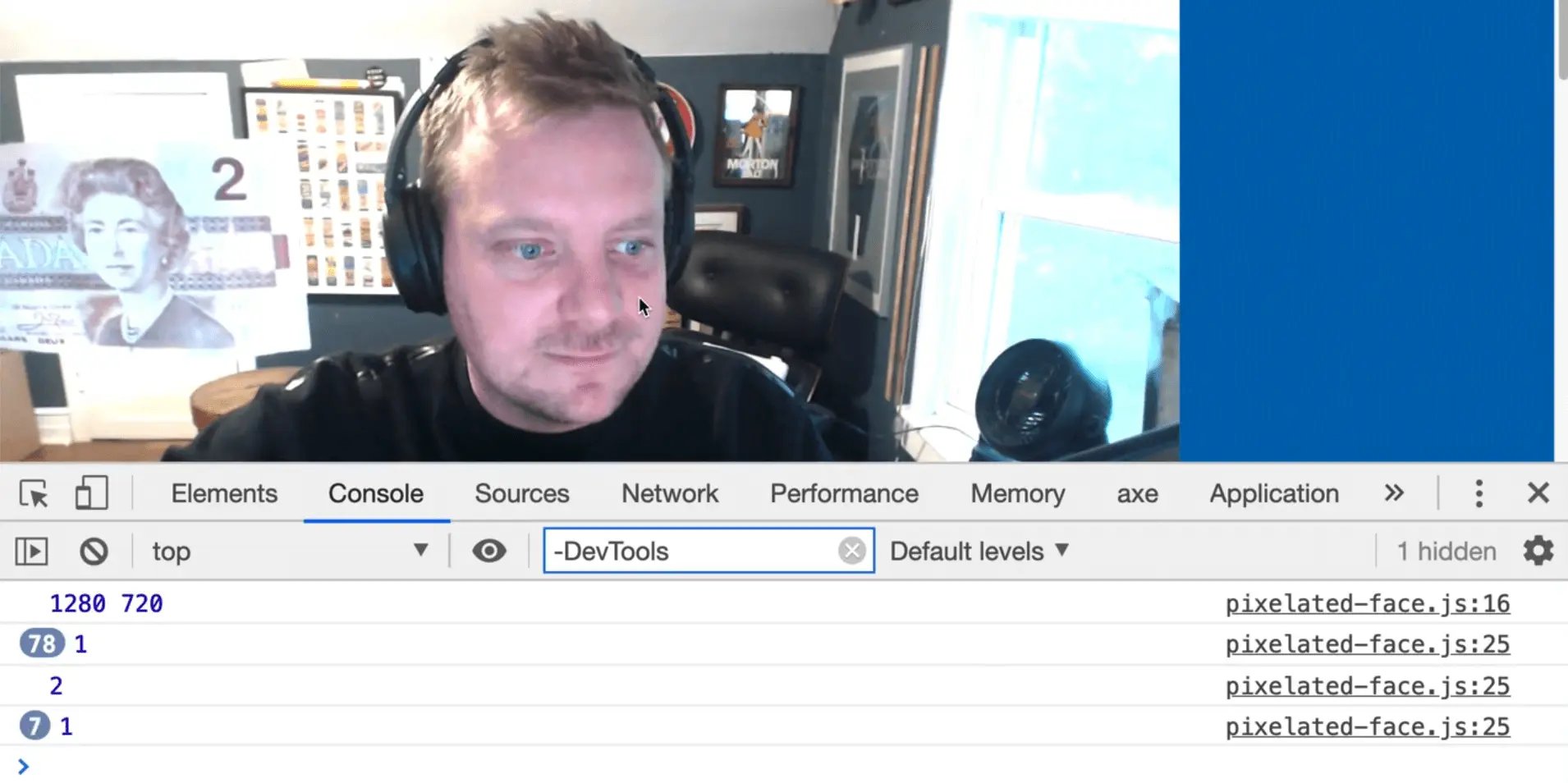 faces.length in console