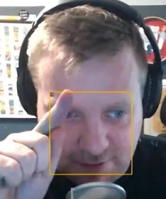 tiny little wes at the top corner of square
