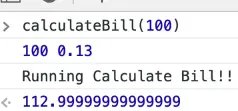 by giving taxRate as default value we can omit taxRate argument in function call