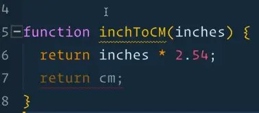 regular function with direct return value