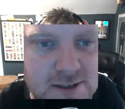 increase size of the face with size 1