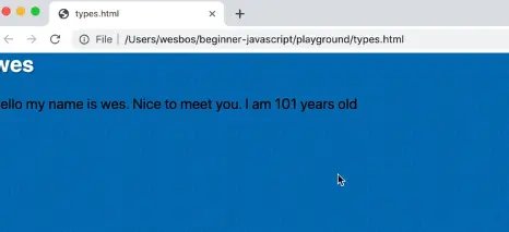 Interpolated values being shown in HTML