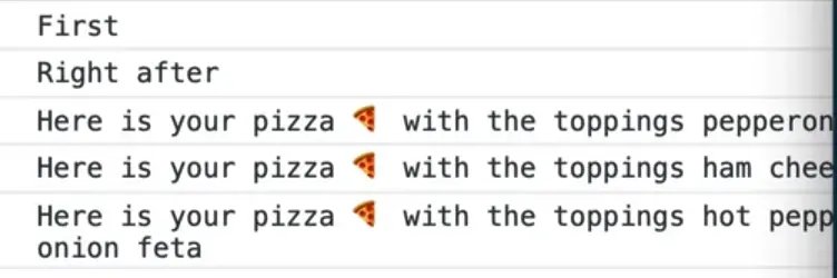 promise chaining example in console