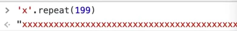 calling repeat method on a string