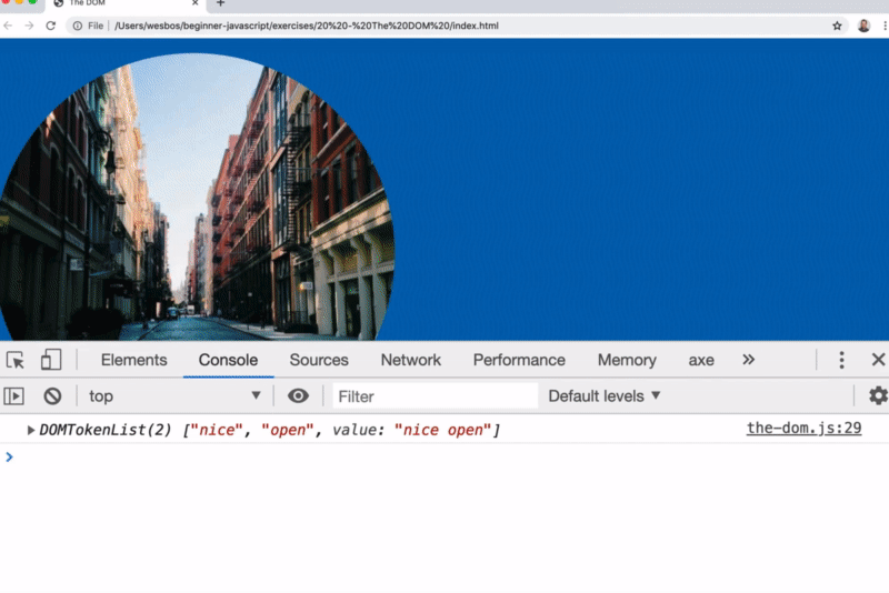 Image being formatted as a circle then removed back to square with an animated rotating and scale transition