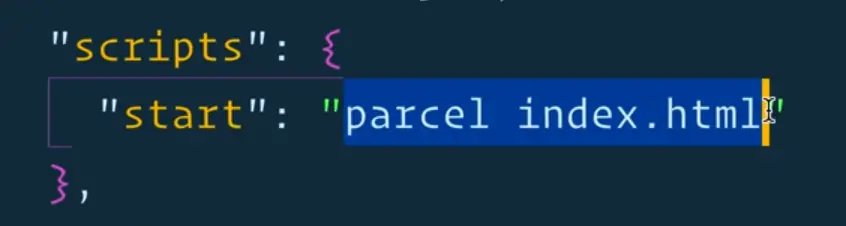 adding start script in package.json