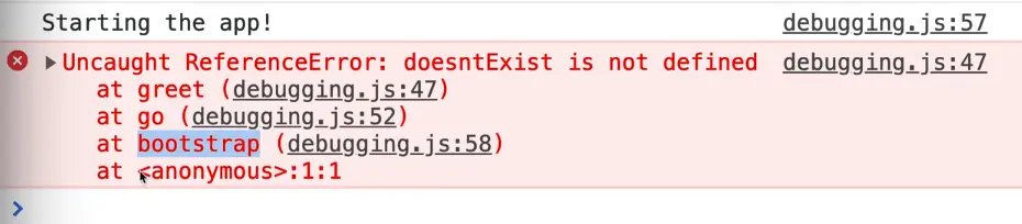 calling bootstrap function from console
