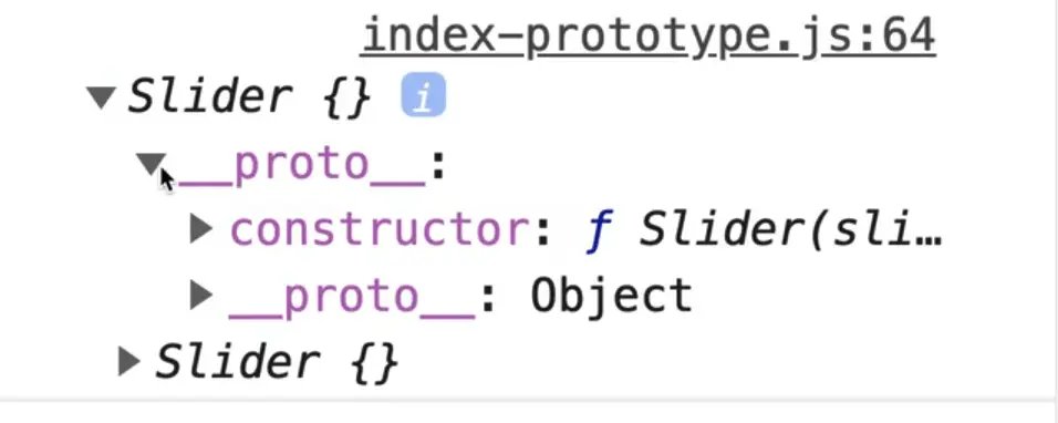 log of instance of the slider for each instance