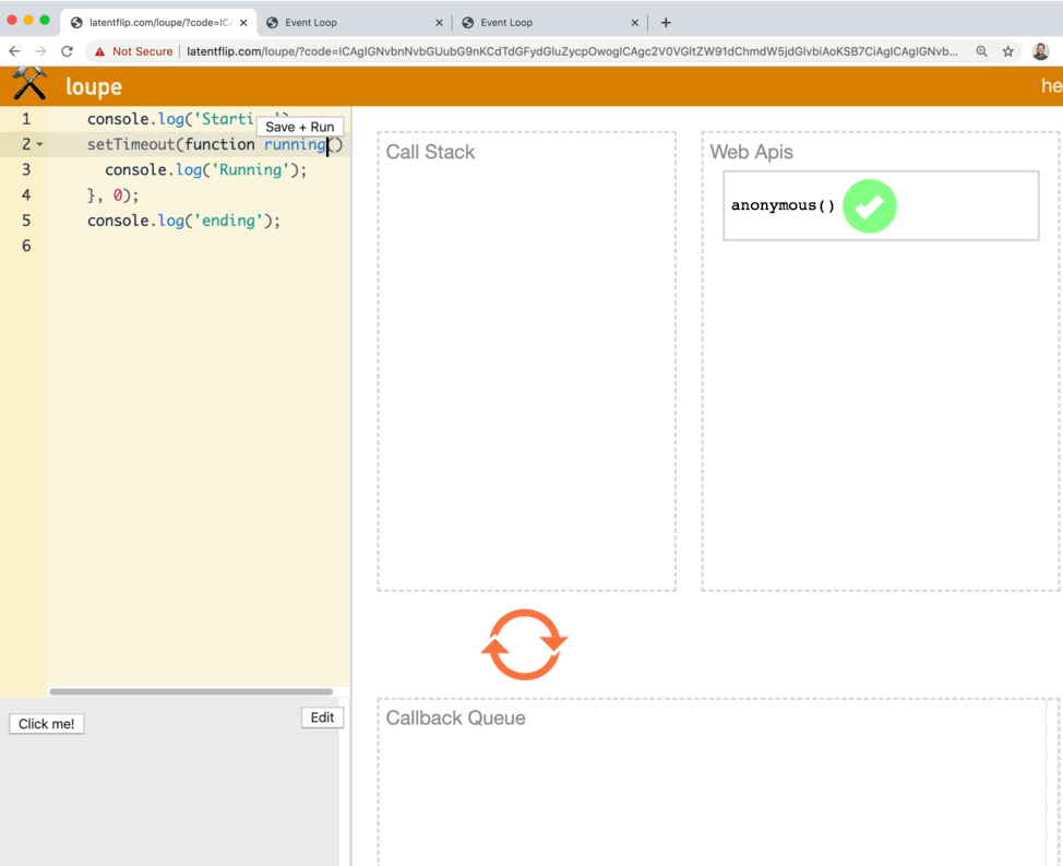 demo in loupe using gif