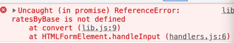 uncaught reference error - ratesByBase is not defined
