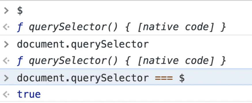 querySelector and document.querySelector are exact same thing