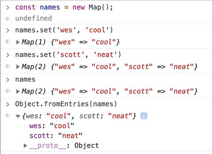🔥 Object.fromEntries() is a new method for converting Arrays, maps or other iterables into objects
