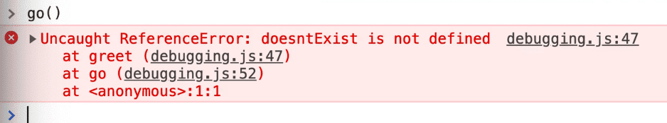 doesnt function not defined error