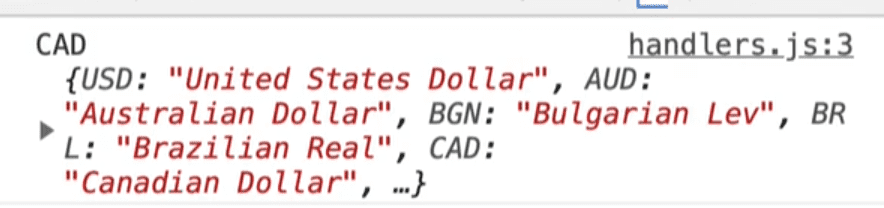 destructuring an import result in console