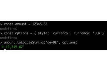 🔥 You can format currency with .toLocaleString()
