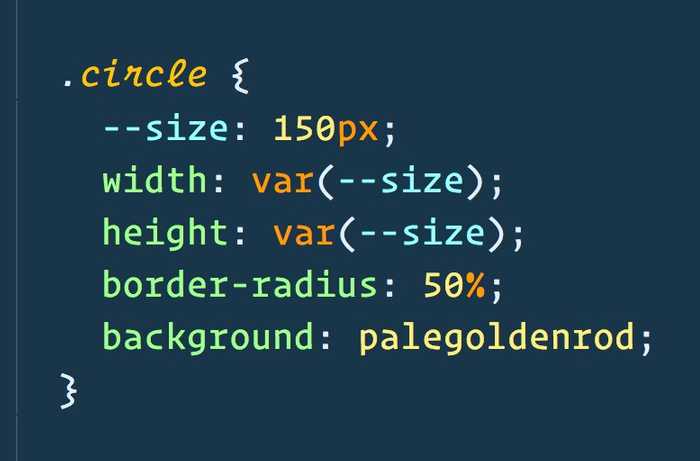 🔥 You can set and use variables inside a CSS declaration. Handy for when you need the same value more than once!
