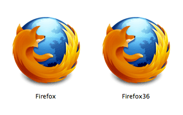 Run two versions of Firefox on Mac OSX