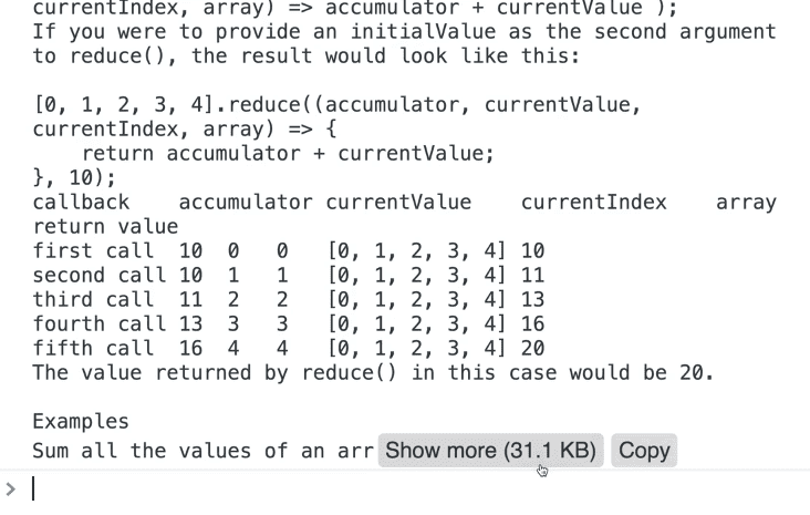 A text example having 31 kb worth of text