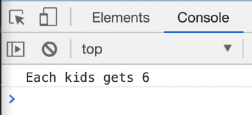 Each kid gets 6 smarties int he console