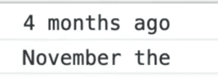 format the month from date