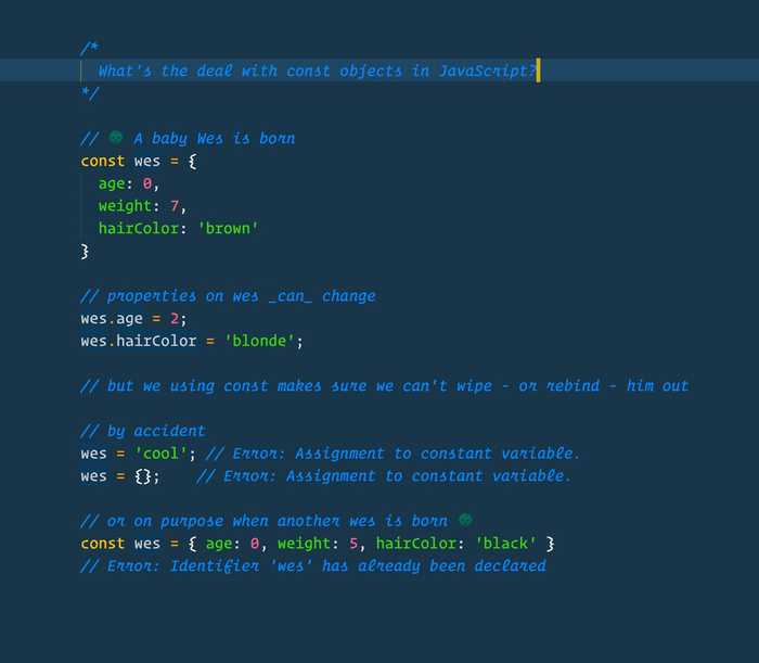 🔥 What's the deal with const objects in JavaScript?
