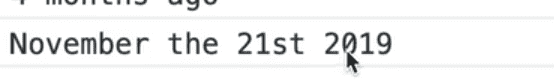 formatting the year using date-fns in console