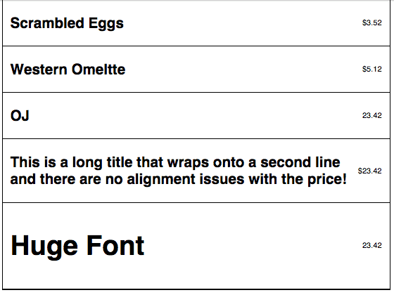 🔥 Flexbox makes this left/right/vertical center 'menu' layout super easy without floats.  t.co/GvfwlyuUDH
