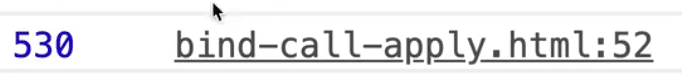 total bill in console using bind method