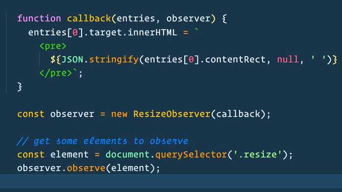 🔥 ResizeObserver is coming to browsers, which means we can have resize events on a per-element basis. (Element queries anyone?!)
