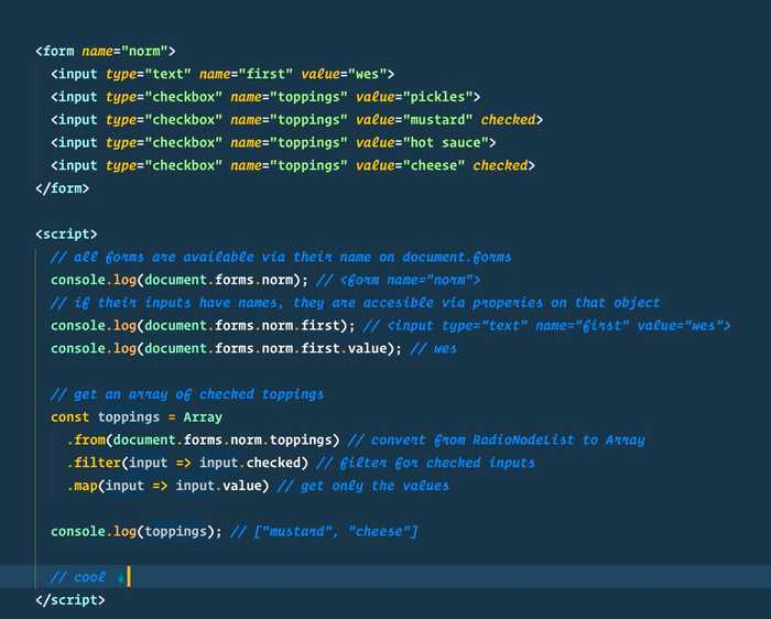 🔥 You can disable an entire form or groups of inputs by wrapping in a &lt;fieldset&gt; and applying the disabled attr
