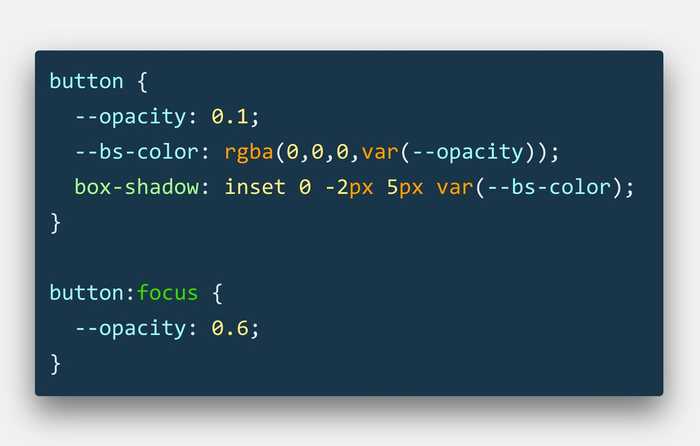 🔥 Use CSS Variables to do partial property overwrites. Handy for CSS properties that only accept multiple values.
