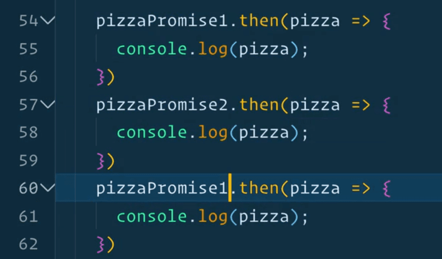 multiple promises executing simultaneously in code