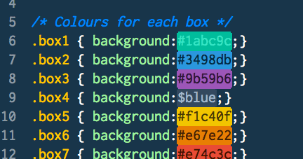 Highlight CSS colours in Sublime Text