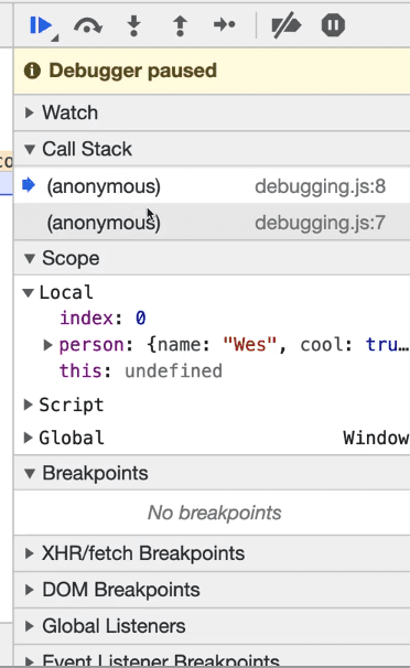 different tools for inspecting more during debugging