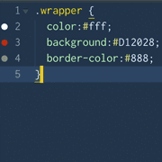 View CSS Colours in Sublime Text with GutterColor